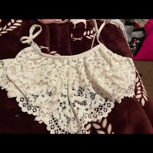 Vs pink white bandeau